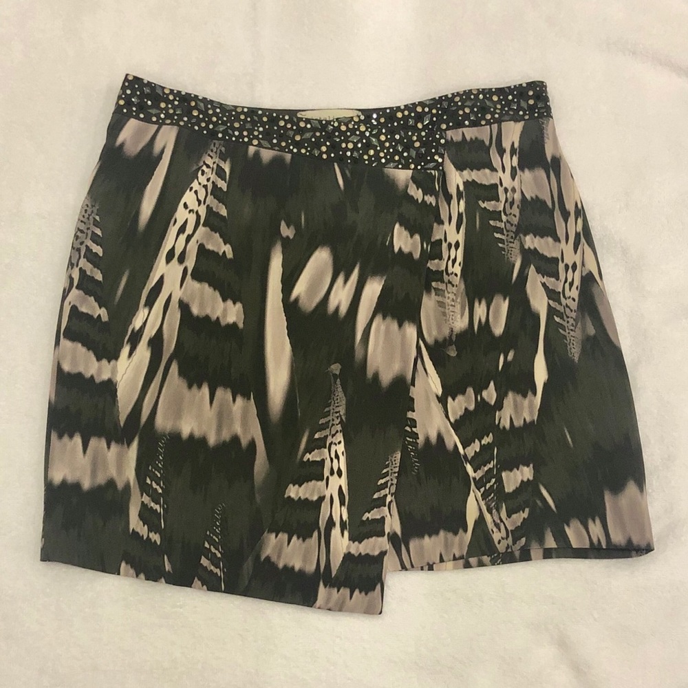 Nicole Miller Artelier Silk Mini Skirt Size M